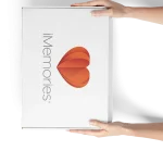Imemories cost: conversion, shipping and cloud fees explained Imemories safeship box held by two hands