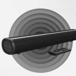 Qinux sounvol soundbar review: check the specs before buying Qinux sounvol soundbar and remote shown in promotional imagery